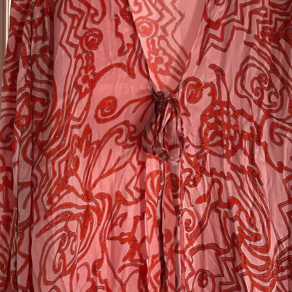 Alexis Setti Longline Kaftan Robe XS - Picture 7 of 8